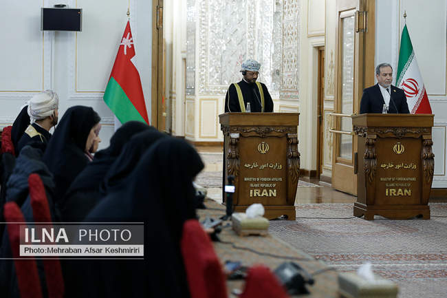 دیدار وزیر خارجه عمان با وزیر خارجه ایران
