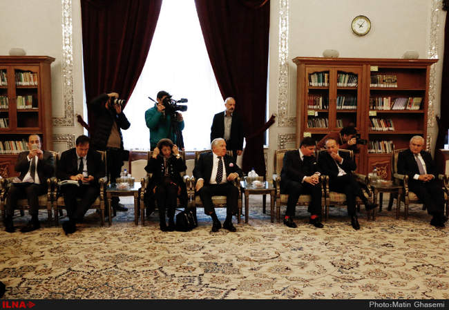 دیدار ژرار لارشه رئیس مجلس سنای فرانسه با آیت الله هاشمی رفسنجانی رئ�