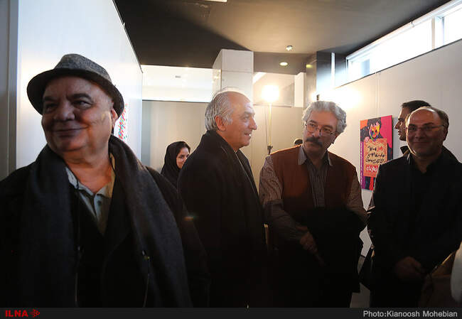 گزارش تصویری از افتتاح نگارخانه «استاد قباد شیوا» 