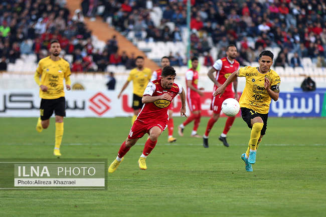 لیگ برتر؛ دیدار تیم های پرسپولیس و سپاهان