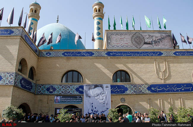 مراسم تشییع پیکر حسین عرفانی (دوبلور پیشکسوت)