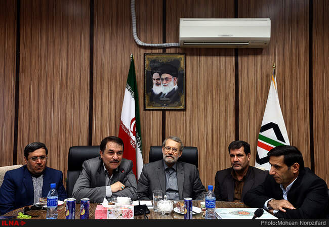 بازدید رئیس مجلس از مرز مهران و شلمچه 