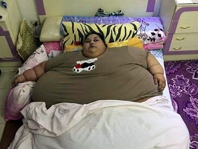 چاق‌ترین زن جهان با 500 کیلو وزن 