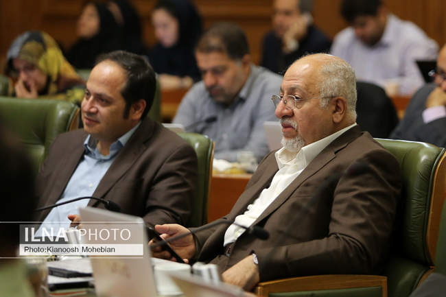 حضور سردار حسین رحیمی فرمانده انتظامی تهران در صحن علنی شورای شهر ته