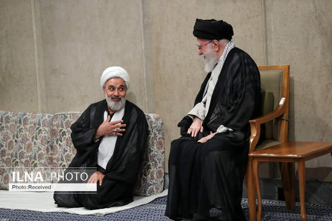 حضور و سخنرانی رهبر انقلاب در مراسم عزاداری شهادت امام رضا علیه‌الس