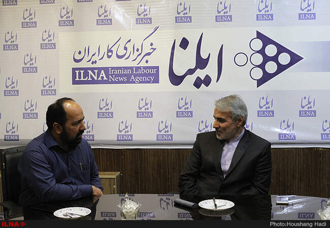 حضور محمدباقر نوبخت سخنگوی دولت در خبرگزاری کارایران( ایلنا) 