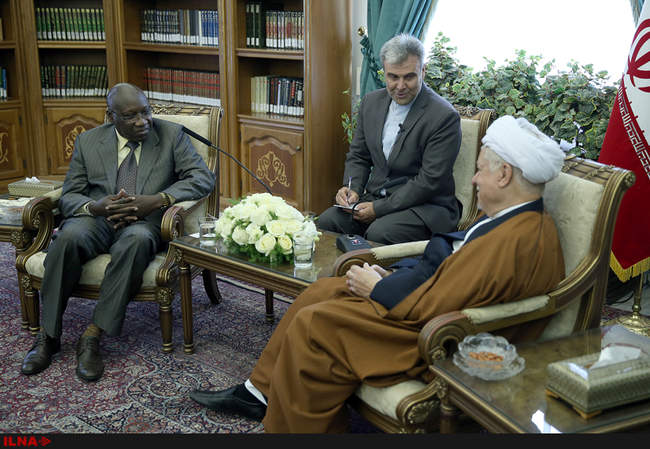 دیدار سفیر سنگال در جمهوری اسلامی ایران با آیت‌الله هاشمی رفسنجانی