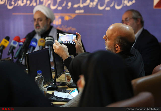 نشست خبری حجت‌‌الاسلام حمید شهریاری معاون رئیس قوه قضاییه و رئیس مر