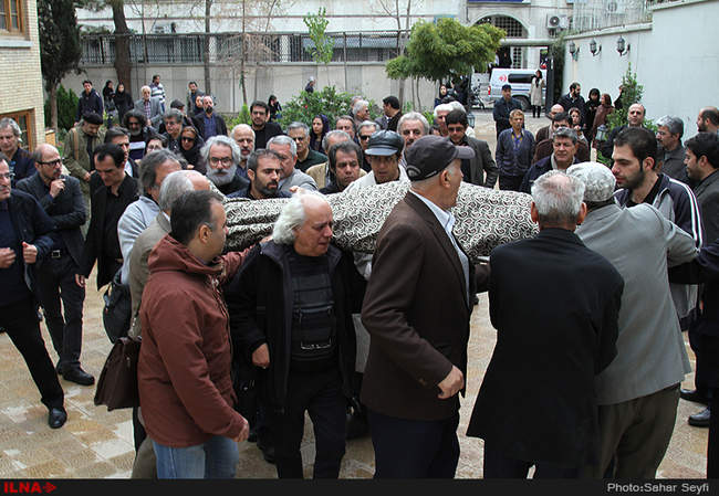 مراسم تشییع پیکر زنده یاد محسن سیف منتقد پیشکسوت سینما