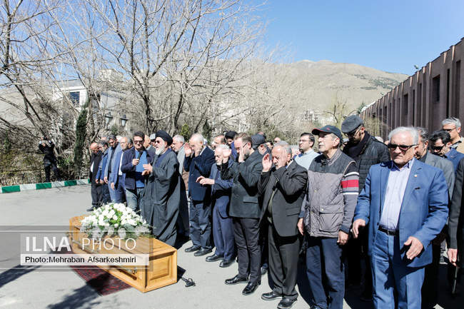 مراسم تشییع پیکر عبدالمجید ارفعی
