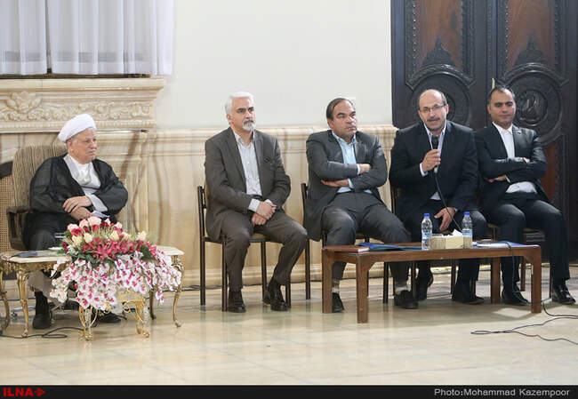 دیدار  اعضای سومین اجلاس بین‌المللی «تعامل هوشمند بازارهای پولی و سرمایه‌ در تجارت جهانی» با آیت‌الله هاشمی رفسنجانی