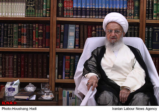 دیدار وزیر تعاون، کار و رفاه اجتماعی با مراجع تقلید استان قم-1