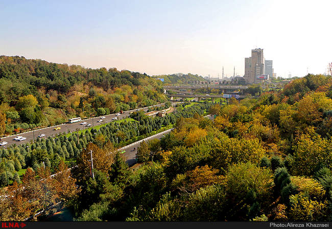تهران پس از باران