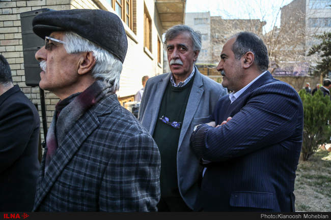 مراسم تشییع پیکر خشایار الوند