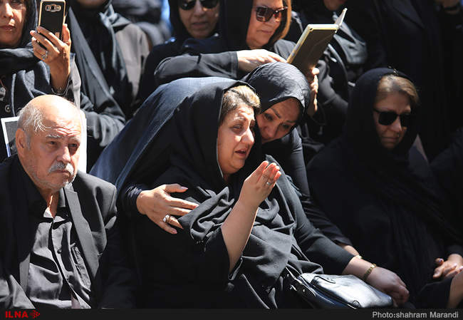 مراسم تشییع پیکر مرحوم «بهنام صفوی»