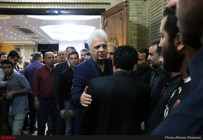 مراسم ترحیم هادی نوروزی کاپیتان تیم فوتبال پرسپولیس