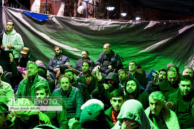 احیای شب بیست و سوم رمضان مسجد ارک تهران 
