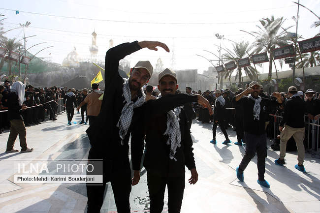  دسته جات عزاداری در اربعین حسینی در بین‌الحرمین 