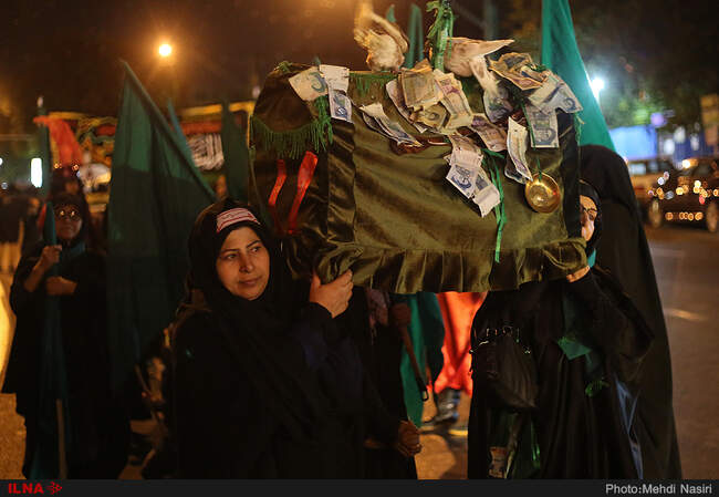 عزاداری شب عاشورای حسینی در تهران