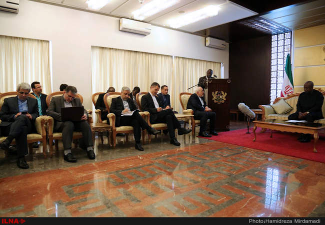 سفر محمدجواد ظریف وزیر امور خارجه کشورمان به غنا