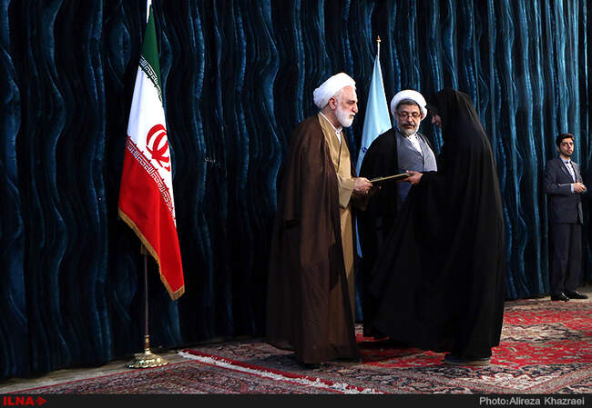 مراسم تحلیف و ادای سوگند کار آموزان قضایی