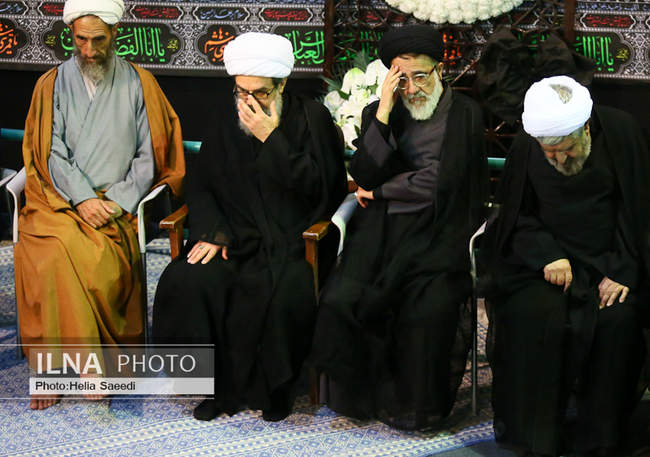 مراسم بزرگداشت والده همسر حجت‌الاسلام سید حسن خمینی در حسینیه جماران