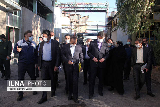 بازدید معاون روابط کار وزارت تعاون کار و رفاه اجتماعی از کارخانه روغ