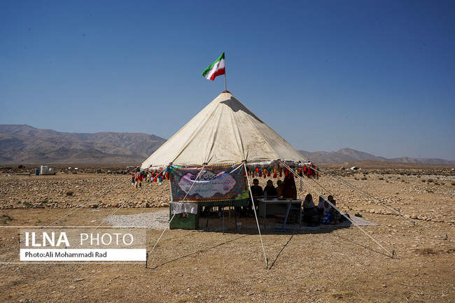 شروع مدارس عشایری چادری در استان فارس