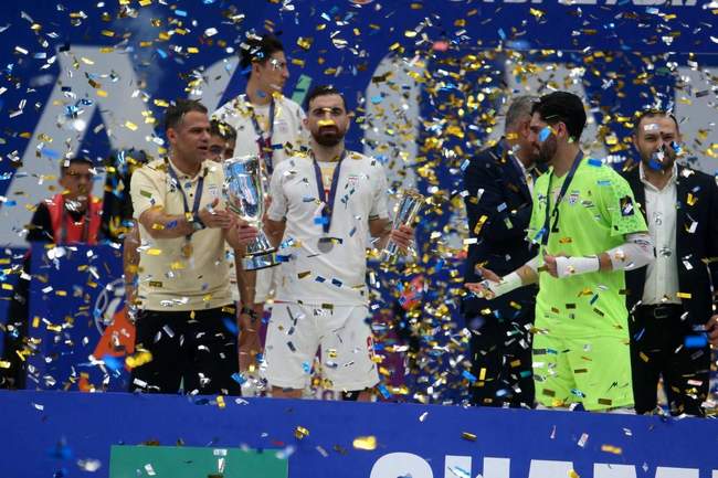 گزارش تصویری جشن قهرمانی تیم ملی فوتسال