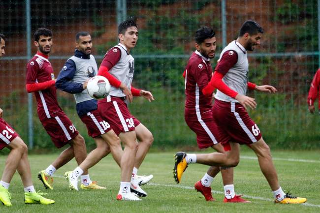 گزارش تصویری تمرین پرسپولیس؛ شادابی باقری در روز بازگشت