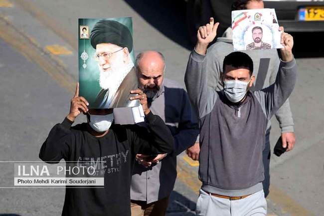 تشییع باشکوه شهدای مدافع امنیت در اصفهان 