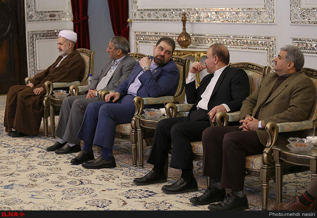 دیدار آیت الله هاشمی رفسنجانی با هارس دی پارتلئو رئیس مجلس لوکزامبورگ