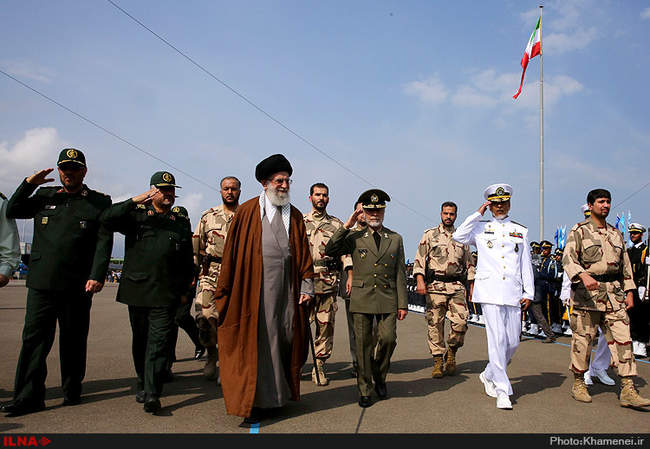 مراسم دانش آموختگی دانشجویان دانشگاههای افسری ارتش-نوشهر 