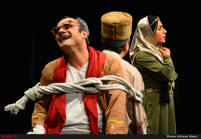 نمایش شب بازی ملک دارا-قزوین