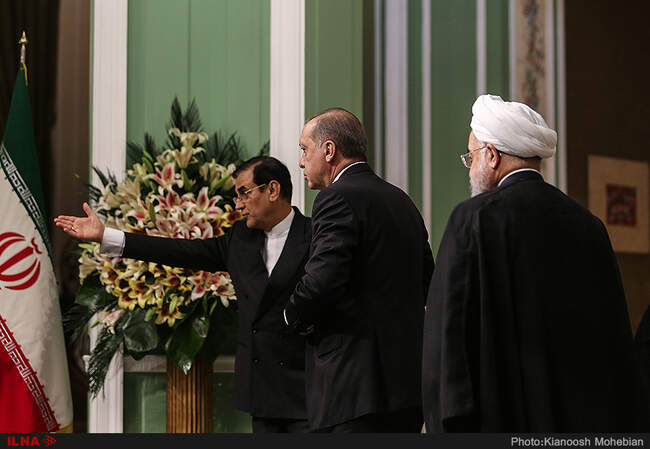 مراسم استقبال رسمی از رجب طیب اردوغان، رییس جمهور ترکیه