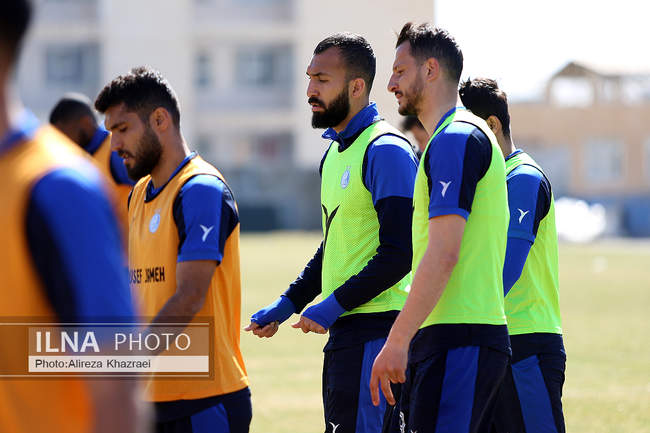 تمرین تیم فوتبال استقلال تهران