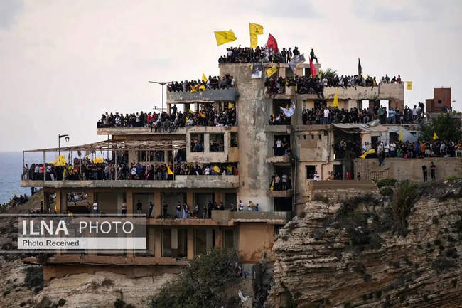 تصاویری از مراسم سالگرد شهادت سید حسن نصرالله 