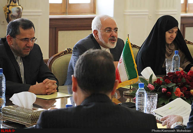 دیدار محمد جواد ظریف با وزیر خارجه اسپانیا