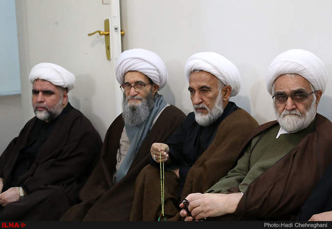 مراسم ختم مرحوم آیت الله العظمی موسوی اردبیلی در بیت آیت الله العظمی 