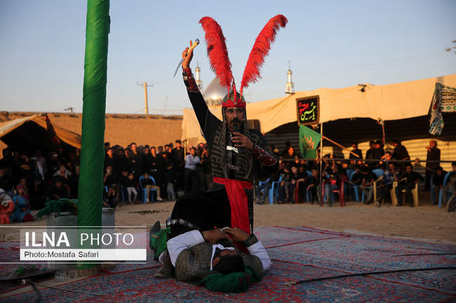 مجلس  تعزیه شهادت امام حسین در شهر کیان